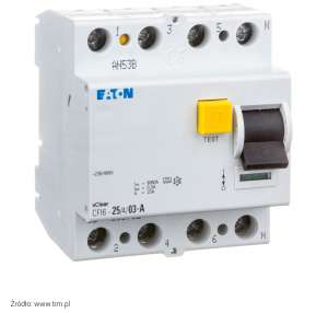 Wyłącznik różnicowoprądowy Eaton