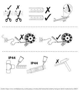 Sposób obchodzenia się z wężem świetlnym