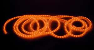 Pomarańczowy LED-owy wąż świetlny