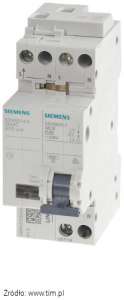 Siemens wyłącznik nadpradowy wraz z detektorem iskrzenia