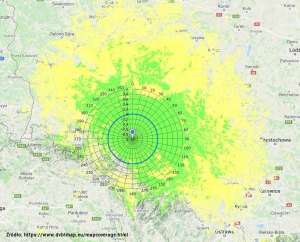 Interaktywna mapa zasięgu DVBT