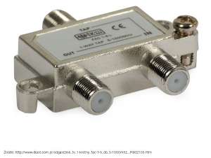 Odgałęźnik TV 1-krotny FAC-1-6 dB (5-1000MHz)