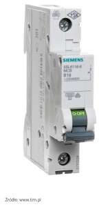 Wyłącznik nadprądowy Siemens 1P B 16A