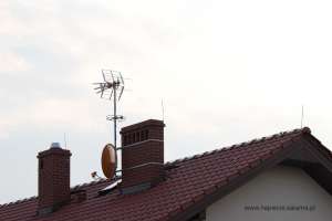 Źle zamontowana instalacja anten