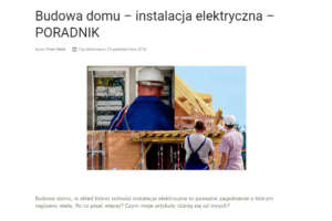 O czym pamiętać podczas wykonywania instalacji elektrycznej?