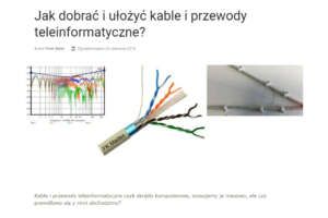 Jak dobrać i ułożyć skrętki komputerowe?