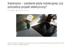 Zasilanie płyty indukcyjnej, czy potrzebny jest projekt?