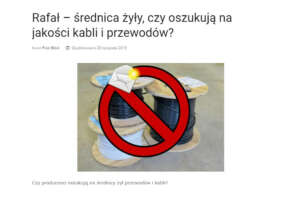 Średnica a przekrój, jaka jest różnica i co podają producenci kabli i przewodów? Średnica żyły, czy oszukują na jakości kabli i przewodów?