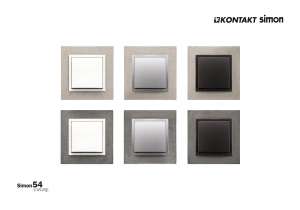 Łączniki Kontakt-Simon seria Simon 54 Nature