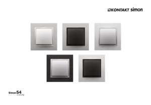 Łączniki Kontakt-Simon seria Simon 54 Nature