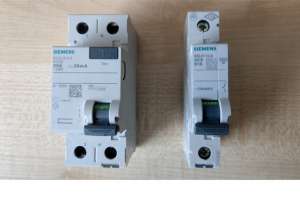 Siemens wyłącznik różnicowoprądowy 5SV4 i wyłącznik nadprądowy 5SL6116