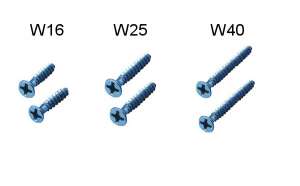 W ofercie Simet znajdują się wkręty W16, W25, W40 do puszek elektrycznych