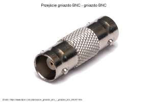 Beczka - przejście gniazdo BNC - gniazdo BNC