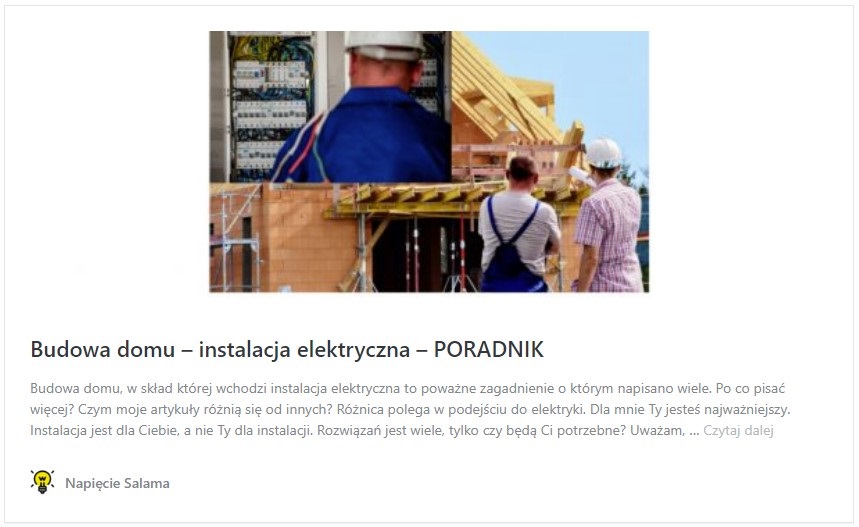 Budowa domu – instalacja elektryczna – PORADNIK