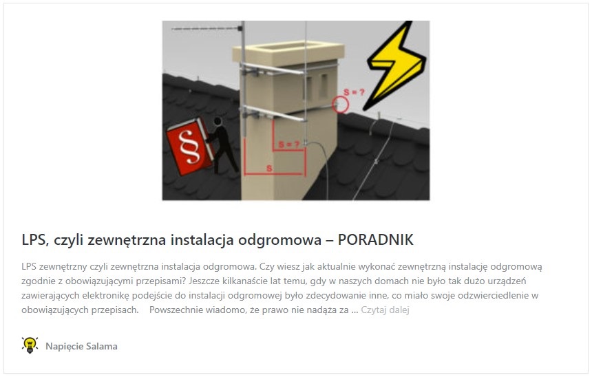 Instalacja odgromowa - poradnik dla instalatora
