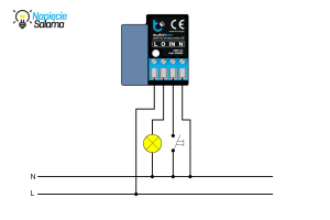 Blebox - switchBox schemat podłączenia