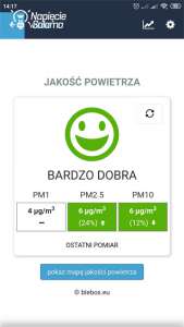 Czujnik jakości powietrza Blebox