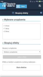 Blebox, widok w aplikacji wBox - automatyka