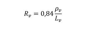 Wzór na rezystancję uziemienia pionowego R_v=0,84 ρ_v/L_v 
