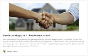 Instalacja elektryczna, a ubezpieczenie domu?