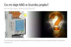 Co mi daje MID w liczniku energii elektrycznej?