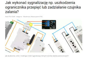 Jak wykonać zdalną sygnalizację uruchomienia systemu przeciwzalaniowego?