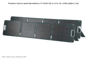 Panel fotowoltaiczny VT-10160 160 W (2 x 80 W) Nr. ref. 11566 V-TAC