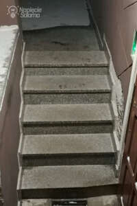 Ogrzewane schody - działający system przeciwoblodzeniowy schodów