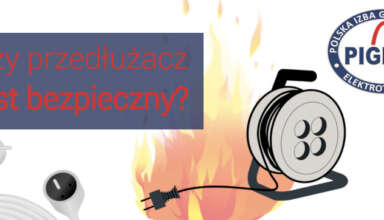 (NIE) bezpieczeństwo przedłużaczy elektrycznych