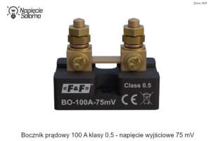 Bocznik prądowy 100A klasy 0,5 napięcie wyjściowe 75 mV