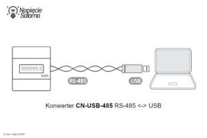 Liczniki energii z komunikacją - wykorzystanie konwertera RS-485 na USB