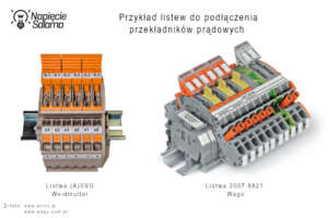 Listwy zaciskowe Weidmüller i Wago do bezpiecznego podłączania przekładników prądowych
