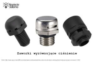 Zaworki wyrównujące ciśnienie montowane w obudowach rozdzielnic, elementy ograniczające kondensację wilgoci