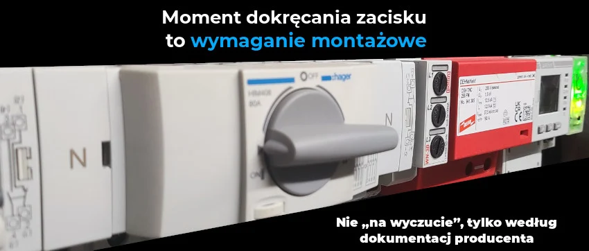 Czy elektryk musi stosować narzędzia dynamometryczne?