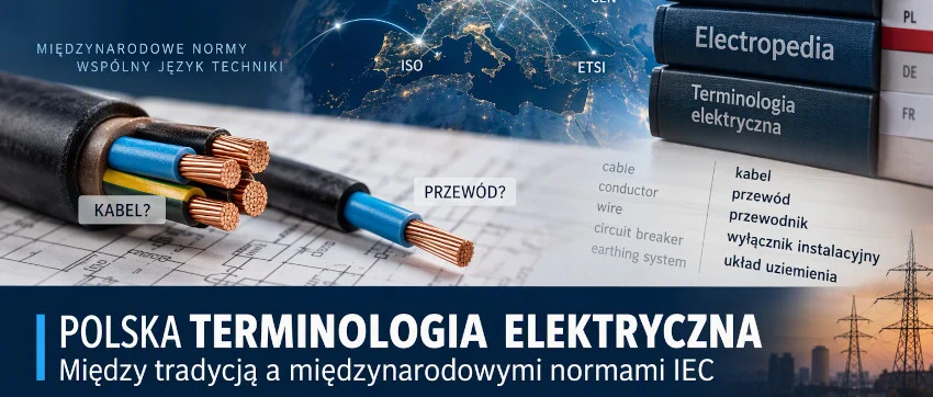 Terminologia elektryczna w Polsce w świetle norm IEC i PKN. Kabel czy przewód? Aktualne zmiany w normach i nazewnictwie