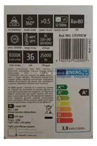 Oznaczenie żarówek LED Oznaczenie na opakowaniach żarówek LED