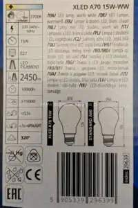 Kanlux Oznaczenie żarówek LED Oznaczenie żarówek LED Kanlux