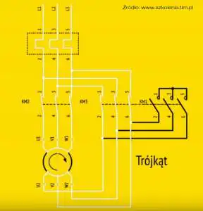 połączenie gwiazda trójkąt połączenie silnika w gwiazda-trójkąt