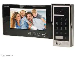 Wideodomofon zestaw jednorodzinny Zestaw CRUX OR-VID-VP-1049/B Orno
