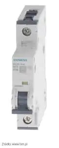 Wyłącznik nadprądowy 5SY Siemens Siemens wyłącznik nadprądowy 1P B 16A