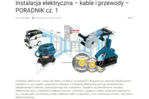 Instalacja elektryczna - kable i przewody - poradnik cz. 1 Czy instalacja elektryczna wytrzyma ogrzewanie elektryczne?
