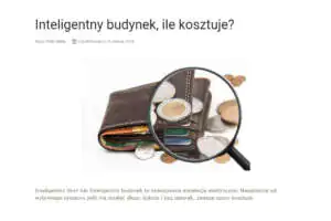 Inteligentny budynek, ile kosztuje? Ile trzeba wydać na system Inteligentnego Domu?