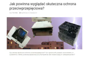 Jak powinna wyglądać skuteczna ochrona przeciwprzepięciowa? Jak zabezpieczyć się od przepięć?