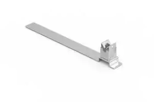 Uchwyt pod dachówkę uniwersalny taśmowy niski 21004005 Nierdzewny uchwyt do drutu z taśmą aluminiową Elko-Bis