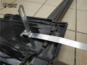 Uchwyt pod dachówkę 91004001 z taśmą aluminiową Uchwyt uniwersalny 10.10