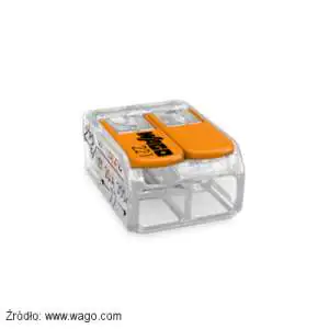 Wago szybkozłączka 221-412 zakres 0,2 - 4 mm2 Szybkozłączka Wago nr. 221-412