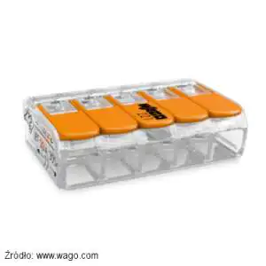 Wago szybkozłączka 221-415 zakres 0,5 - 4 mm2 Szybkozłączka Wago nr. 221-415
