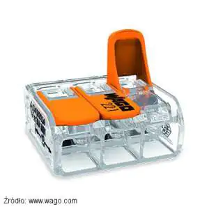 Wago szybkozłączka 221-613 zakres 0,5 - 6 mm2 Szybkozłączka Wago 221-613