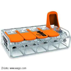 Wago szybkozłączka 221-615 zakres 0,5 - 6 mm2 Szybkozłączka Wago 221-615