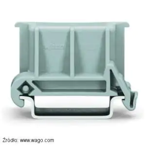 Adapter kontowy 222-510 Wago do mocowania adapterów 221-500 lub 551-510 Adapter kontowy 222-510 Wago do mocowania adapterów 221-500 lub 551-510